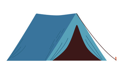 blue tent camping