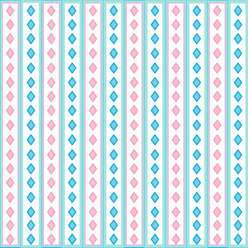 Pink And Blue Patten Background.