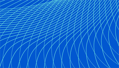 Blue Psychedelic Linear Wavy Backgrounds