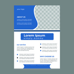 business flyer design template