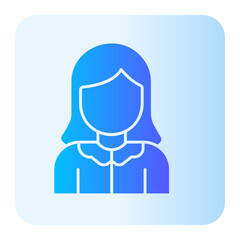 daughter gradient icon