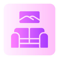 family room gradient icon