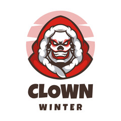 Illustration vector graphic of Clown Winter, good for logo design