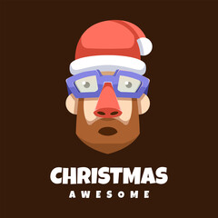 Illustration vector graphic of Christmas, good for logo design