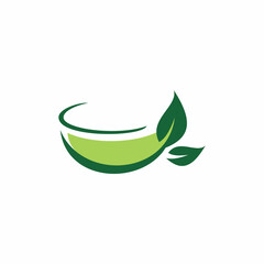 fresh gren tea logo design