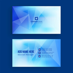 Business card design template