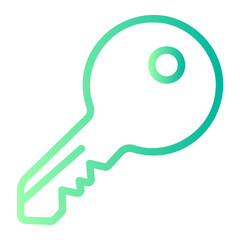 key gradient icon