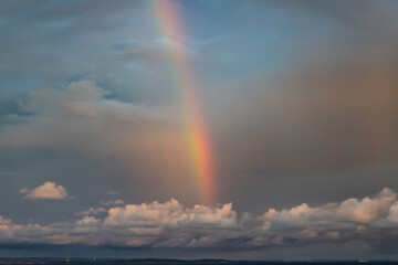 rainbow in the sky