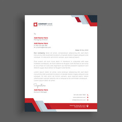 Professional letterhead design template