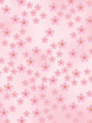 背景イメージ素材　咲き誇る春の桜　（2_2）