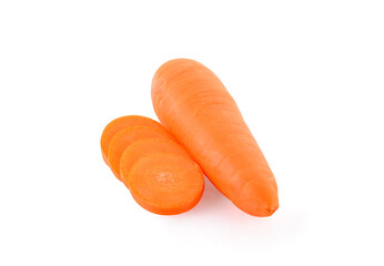 Carrot isolated on the white background