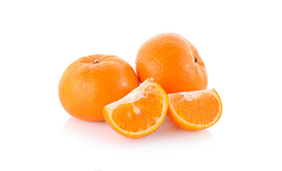 orange fruit isolated on a white background