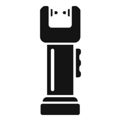 Taser stun icon simple vector. Police gun