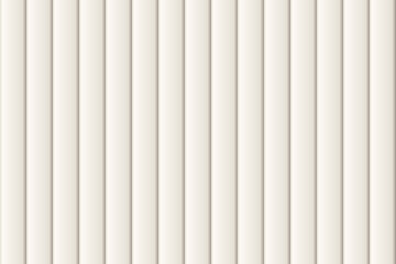White vertical wooden, metal, or plastic seamless siding texture. Pattern of building cladding. Abstract vector pattern with texture. Horizontal wall decor for warehouse facade. Vinyl floor backhround