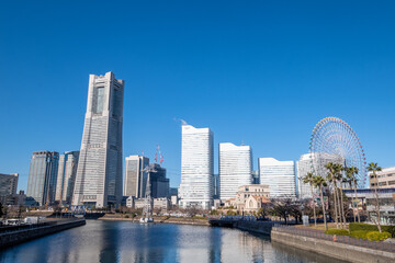 Obraz premium 神奈川県横浜市のみなとみらい21