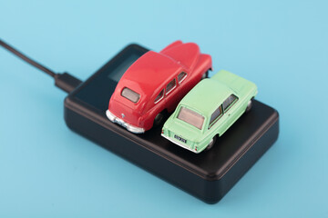 Car model on charger
