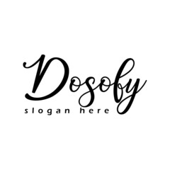 Modern calligraphy text. Vector hand-drawn illustration black and white