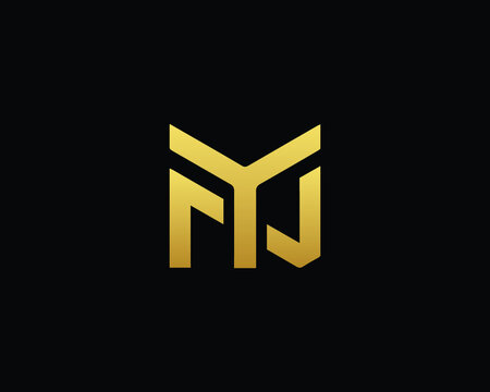 Minimal Initial Letter YN NY Vector Logo Design , Simple Monogram NY YN Icon 