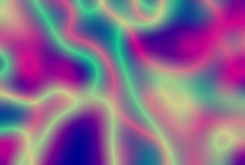 Abstract purple-pink-salad defocused background. Blurred spots and lines. Neon. Background for the cover of a notebook, book. A screensaver for a laptop.