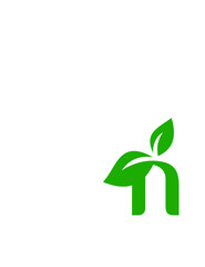 Fototapeta na wymiar Letter N Logo