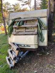 Triest Italien Adria - Camping Wohnwagen winterfest