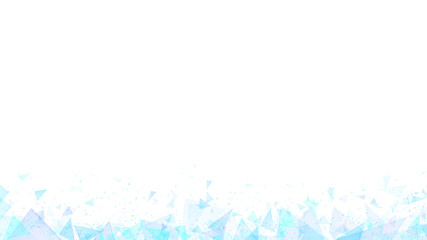 Frame background with simple triangular light and like a piece of glass