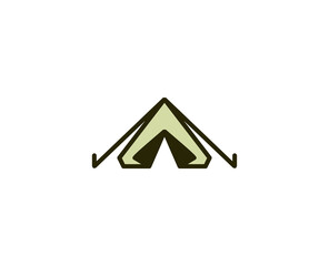 Tent premium line icon. Simple high quality pictogram. Modern outline style icons. Stroke vector illustration on a white background. 