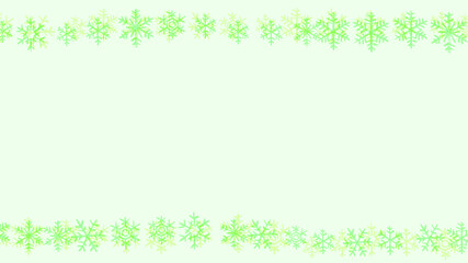 Simple and cute snowflake line background
