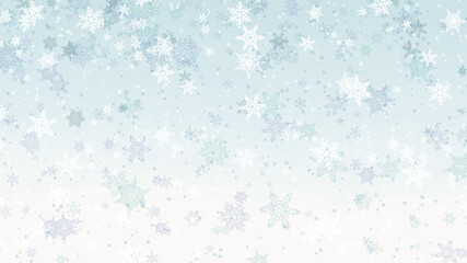 Fantastic background with snow