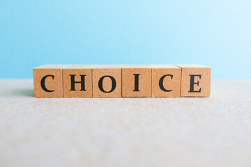 CHOICEのアルファベット文字ブロック