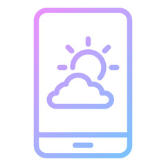 weather app gradient icon