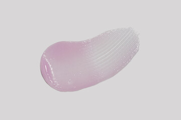 Fototapeta premium Cosmetic smear purple color on a light background