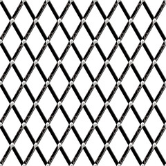 Abstract seamless geometric grid net pattern