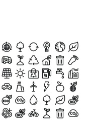 Icon set for business