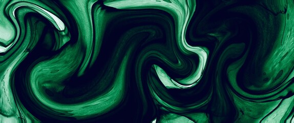 Green abstract background, alcohol ink painting, luxury marble texture, mix of colours, wallpaper for printed materials, trendy decoration for wall art
