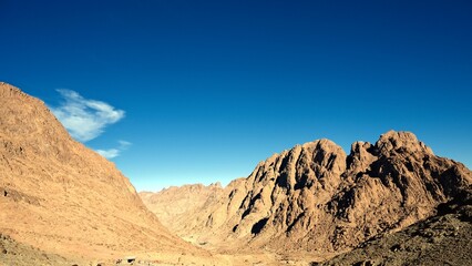 Fototapeta na wymiar Sinai Desert and mountains