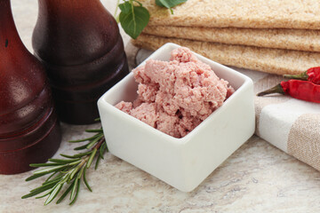 Natural gurmet liver pate spread
