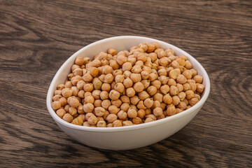 Vegan cuisine - Dry chickpea heap