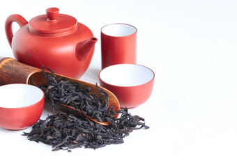 Traditional сhinese teapot made of Yixing clay, oolong 