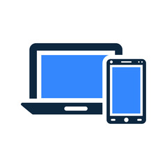 Devices, mobile icon. Simple editable vector illustration.