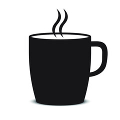 Cup of hot drink  vector illustration 