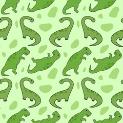 seamless pattern with dinosaur
