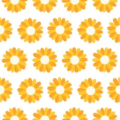 set of yellow flowers