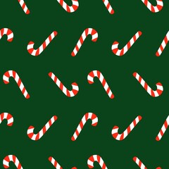 seamless background with candy.