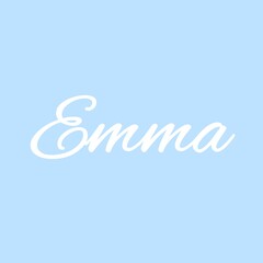 The female name is Emma. Background with the female name Emma. A postcard for Emma. Congratulations for Emma.