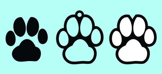 Set of tokens for pets - dogs and cats 