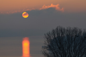 Sonnenaufgang am Bodensee