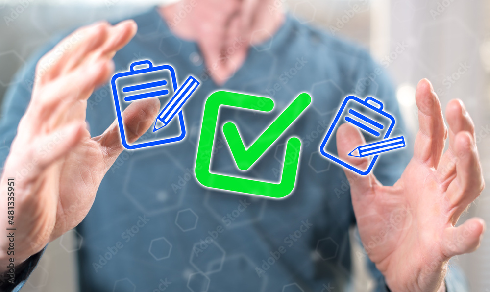 Wall mural concept of document validation