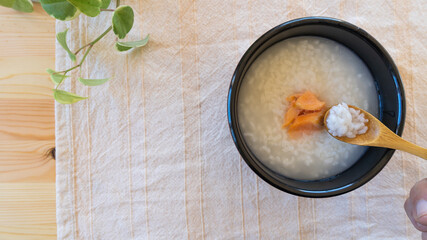 鮭のお粥 ”Japanese Rice porridge