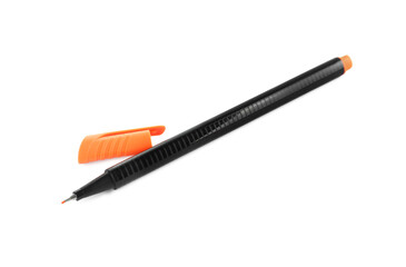 Bright color marker on white background. School stationery